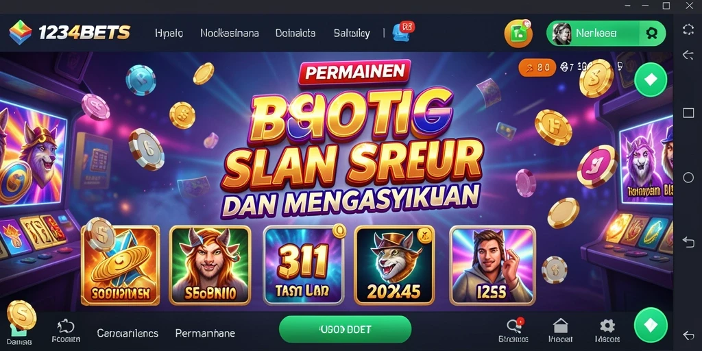 Tampilan gameplay Slot menarik di 1234BETS.