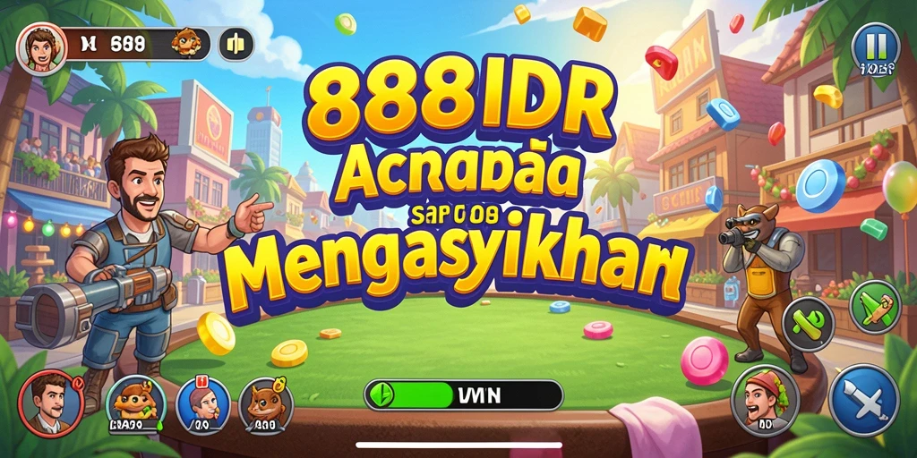 Tampilan gameplay seru dan penuh tantangan di 888IDR.