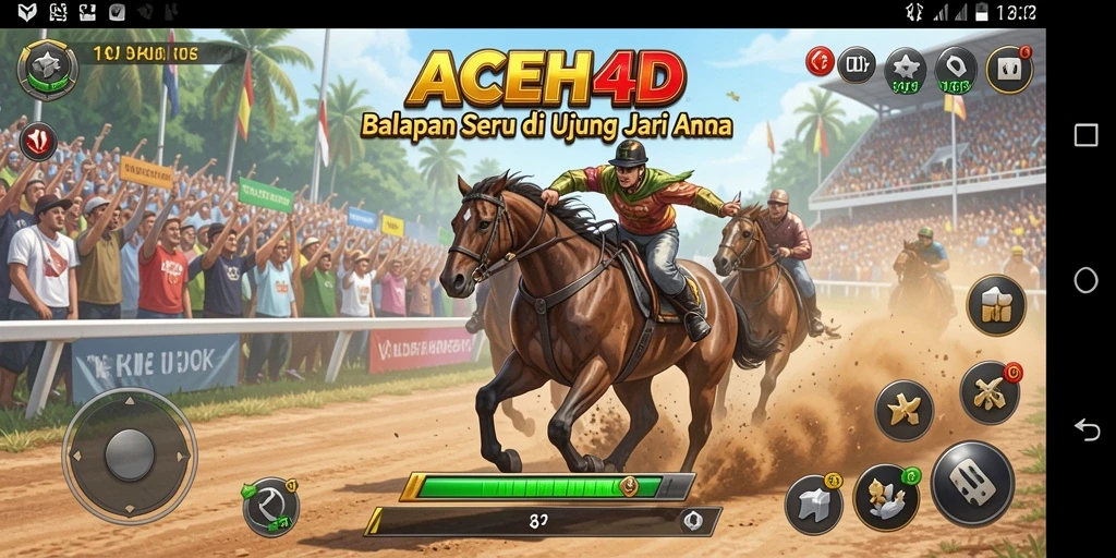 Gameplay balapan yang mendebarkan dan penuh aksi di ACEH4D.