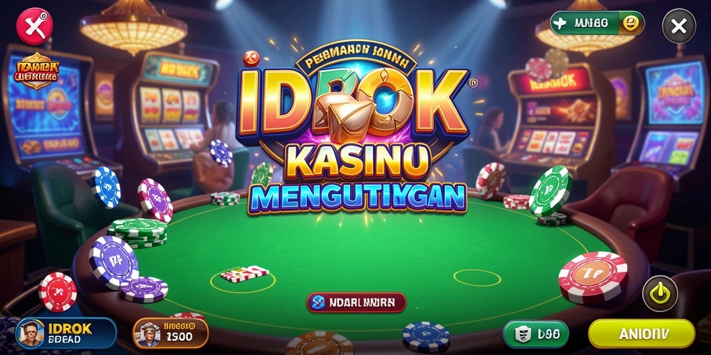 Tampilan menarik dari gameplay <strong>IDROK</strong> yang memberikan sensasi kasino langsung.