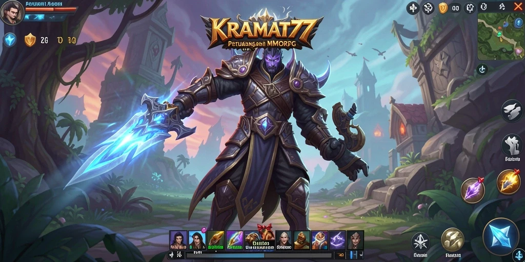 Tampilan gameplay KRAMAT77 yang seru dalam dunia MMORPG.