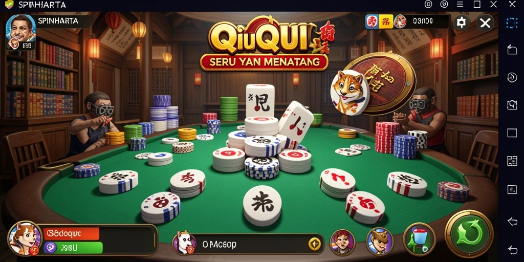 Gameplay seru QiuQiu di SPINHARTA