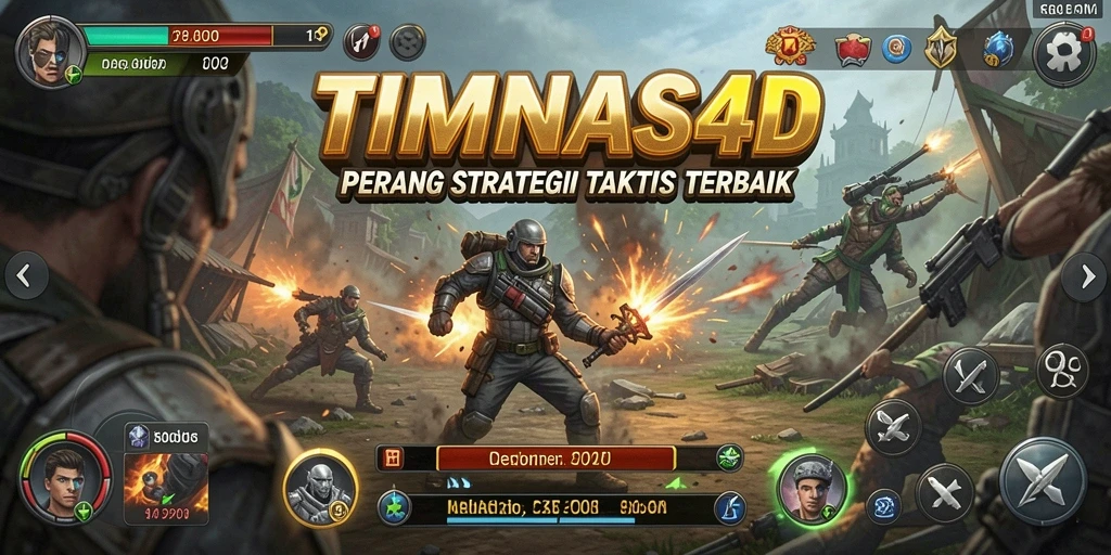 Gameplay menegangkan dengan strategi taktis di TIMNAS4D.