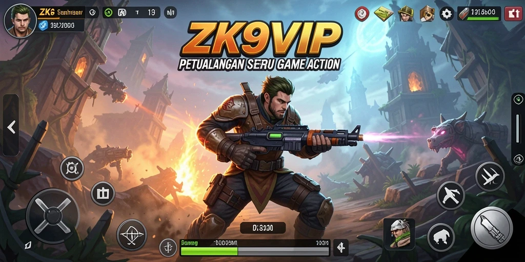 Gameplay seru dengan aksi mendebarkan di ZK9VIP.